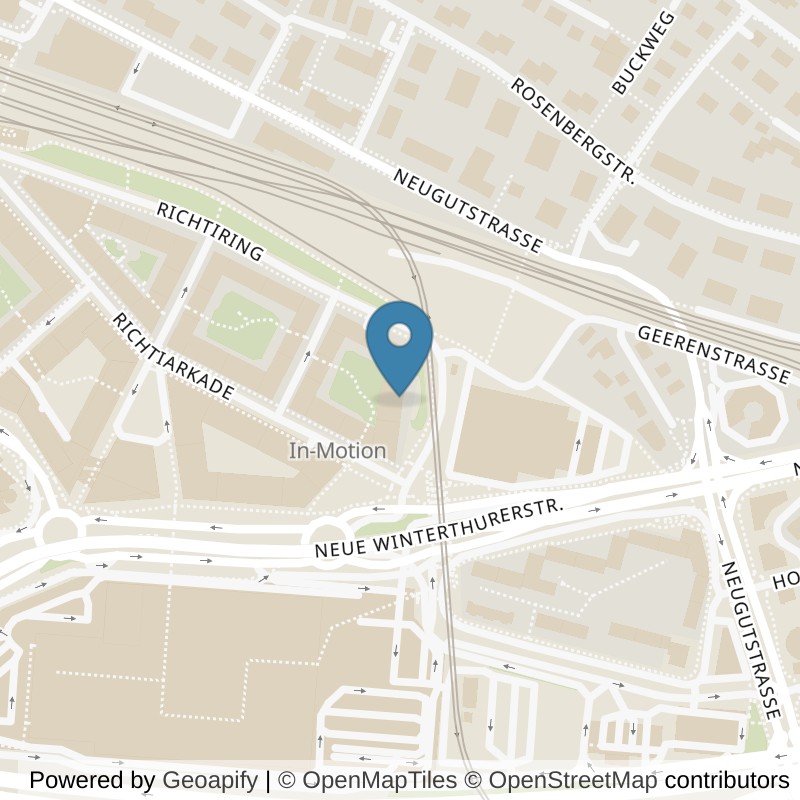 Map: location of High Five Fitness AG in Wallisellen