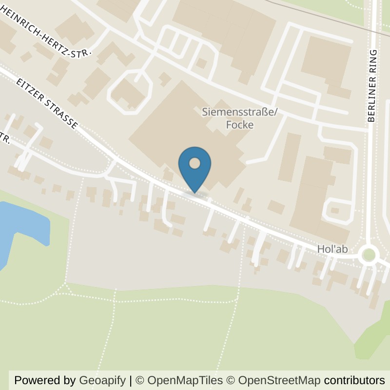 Map: location of Highlight Verden (Aller) in Verden (Aller)