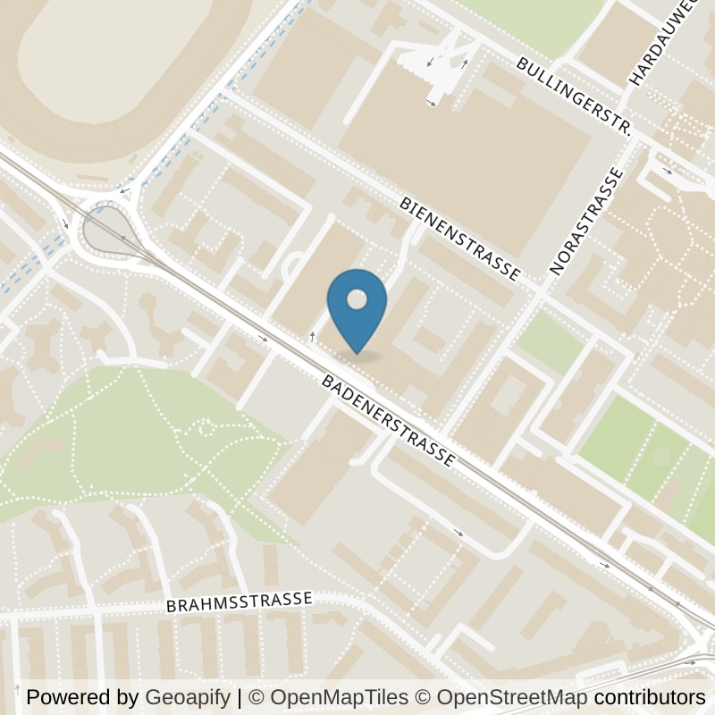 Map: location of Holmes Place Zürich Crowne Plaza in Zürich