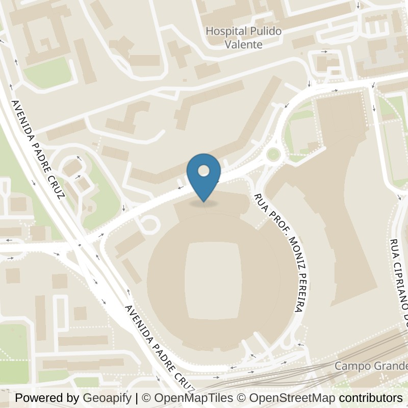 Map: location of Holmes Place Alvalade in Lisboa