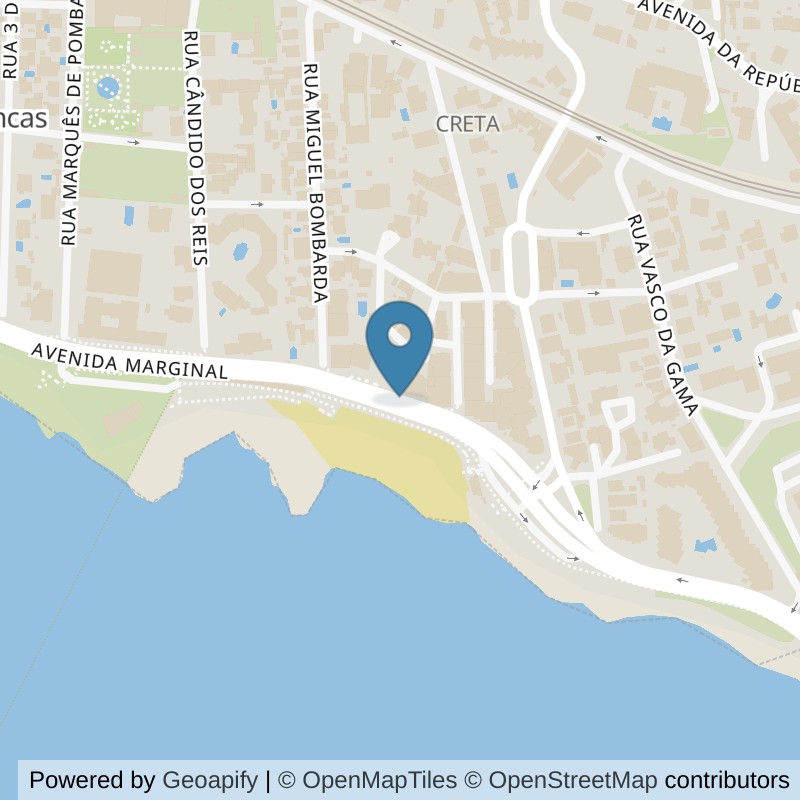 Map: location of Holmes Place Cascais in Cascais