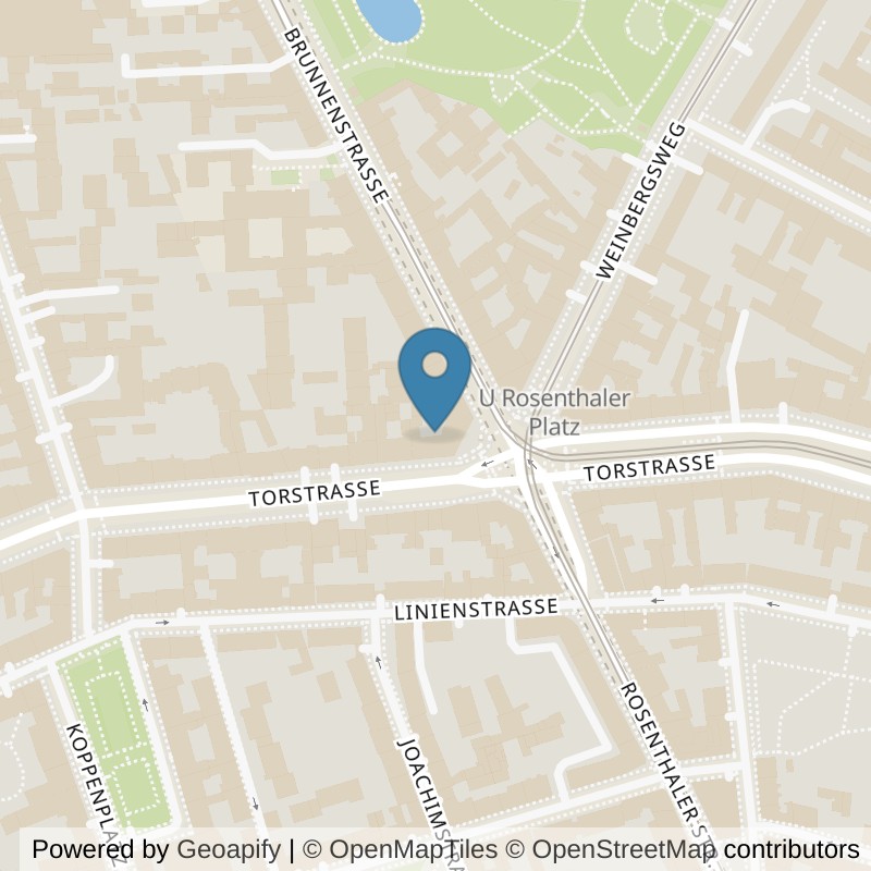 Map: location of Holmes Place Boutique Berlin Mitte in Berlin