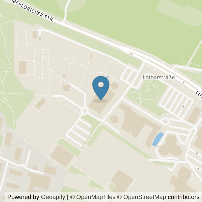 Map: location of Holmes-Place-Fitness-Am-Seestern in Düsseldorf
