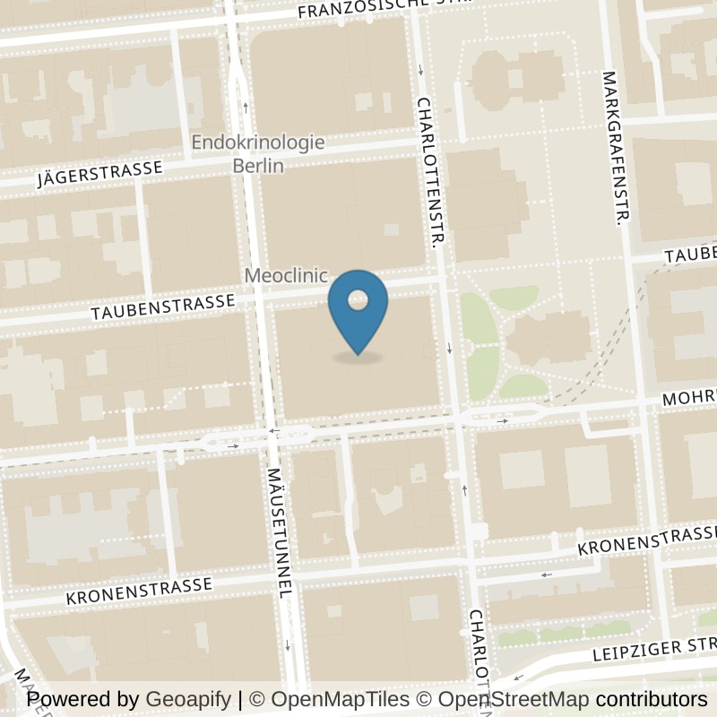 Map: location of Holmes-Place-Fitness-Gendarmenmarkt in Berlin