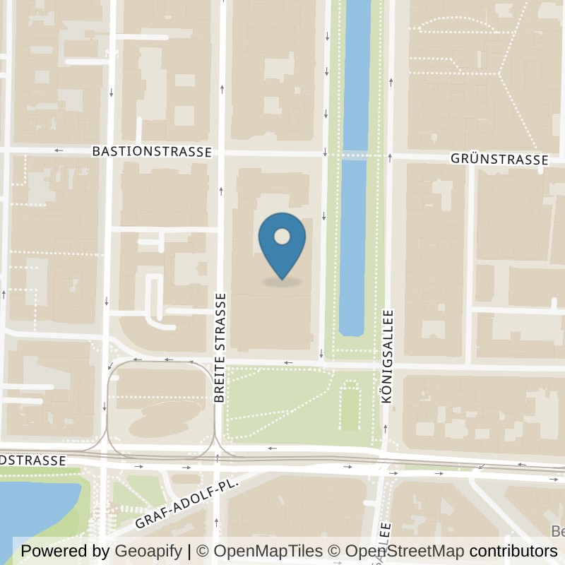 Map: location of Holmes-Place-Fitness-Königsallee in Düsseldorf