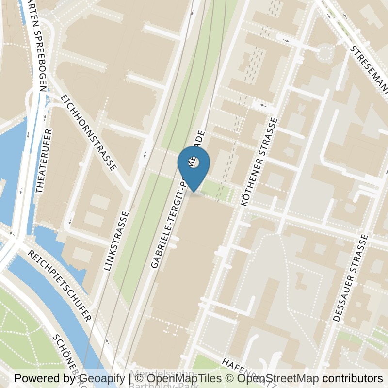 Map: location of Holmes-Place-Fitness-Potsdamer-Platz in Berlin