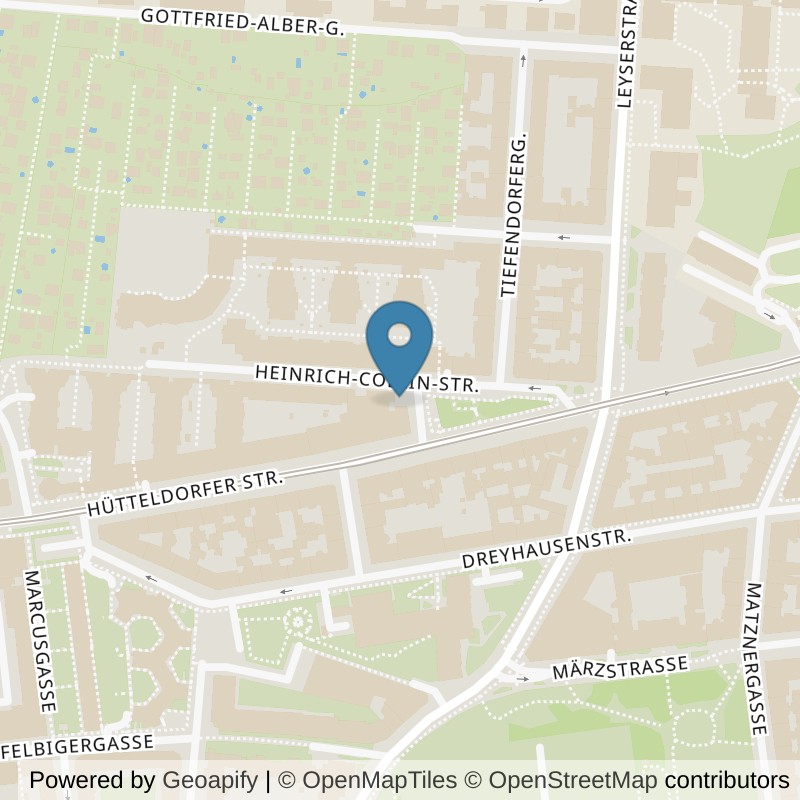 Map: location of Holmes Place Hütteldorf in Wien