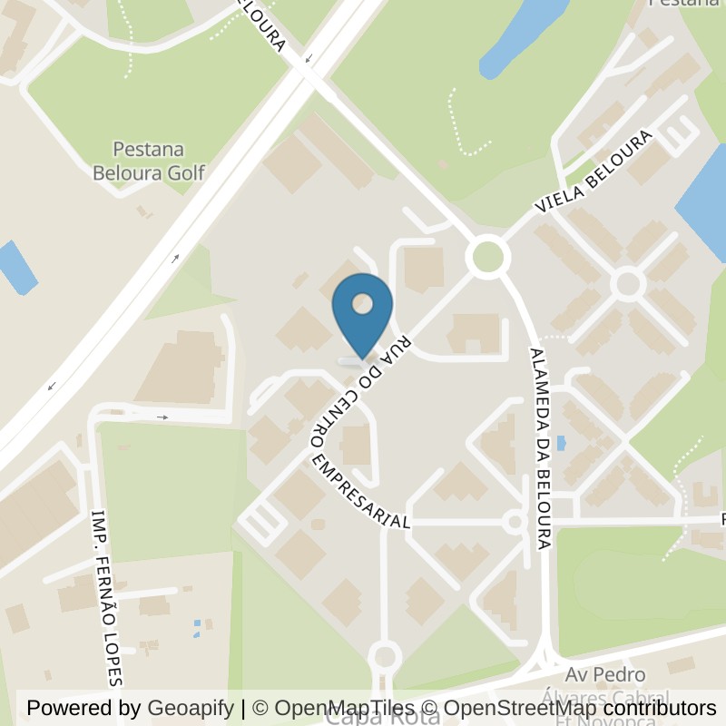 Map: location of Holmes Place Quinta da Beloura in Sintra