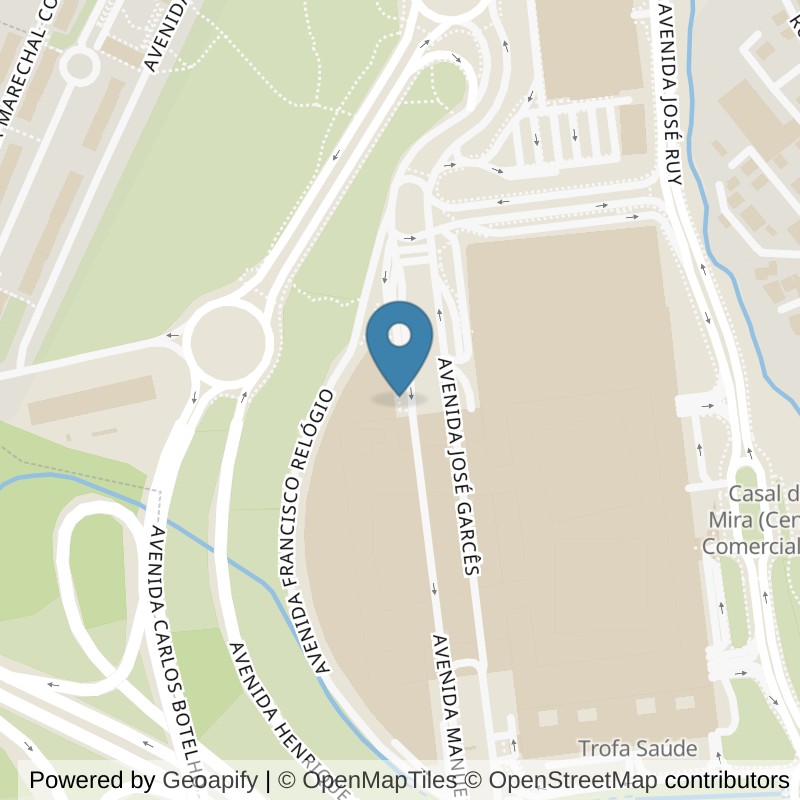 Map: location of Holmes Place Tejo in Amadora