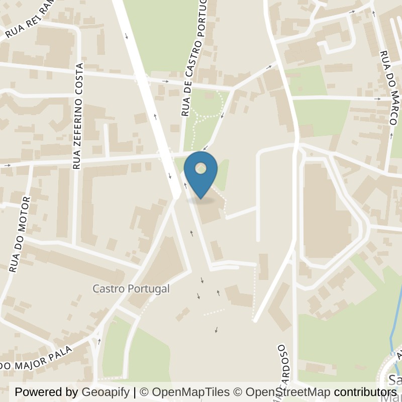 Map: location of Holmes Place Vila Nova de Gaia in Vila Nova de Gaia