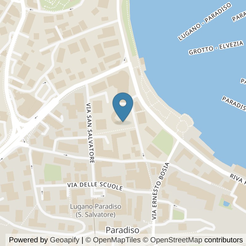 Map: location of HORIZON CLUB - Lugano in Paradiso