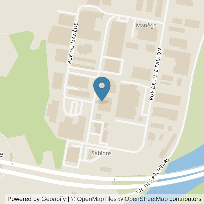 Map: location of i-Training in Sierre