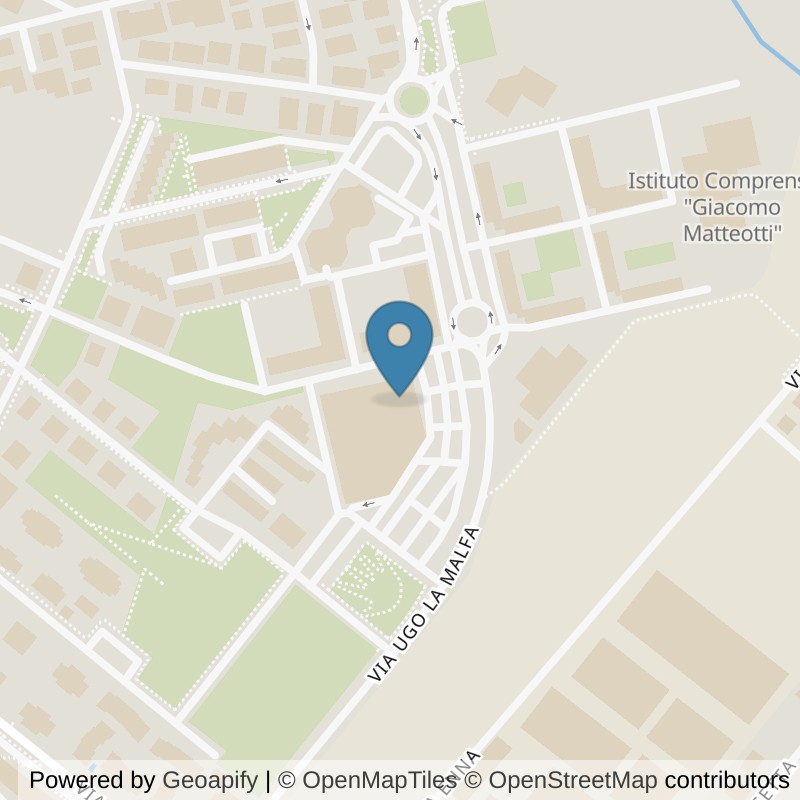 Map: location of ICON Palestre Aprilia 2 in Aprilia