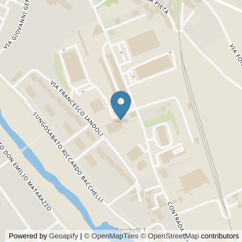 Map: location of ICON Palestre Benevento in Benevento