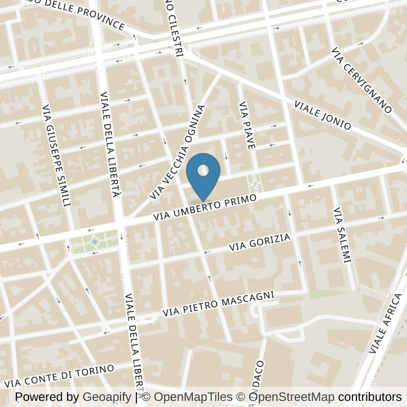 Map: location of ICON Palestre Catania 2 in Catania