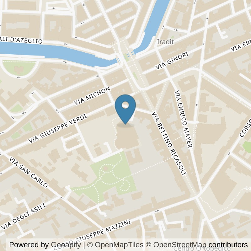Map: location of ICON Palestre Livorno in Livorno