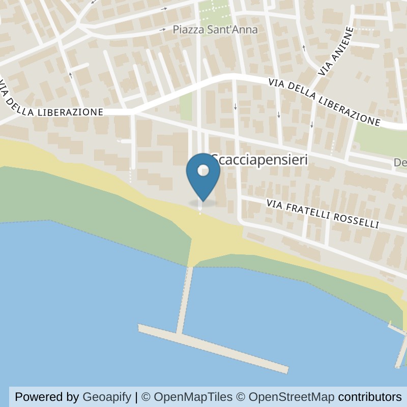 Map: location of ICON Palestre Nettuno in Nettuno