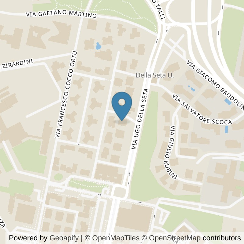 Map: location of ICON Palestre Roma Nuovo Salario in Roma