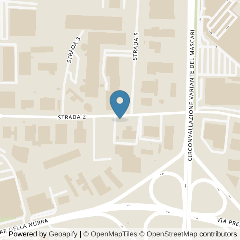 Map: location of ICON Palestre Sassari in Sassari