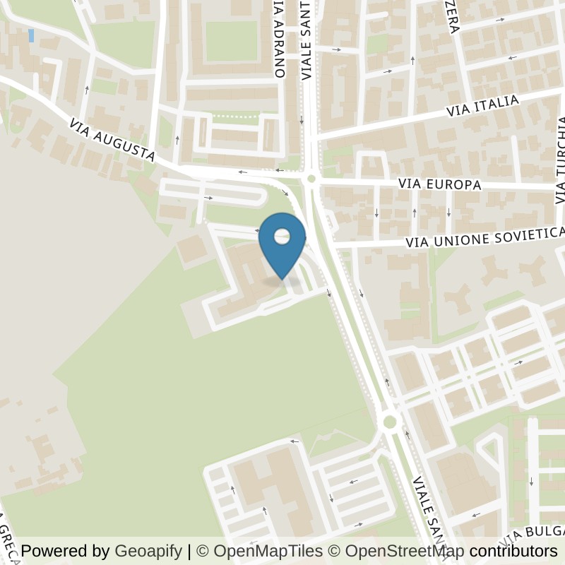 Map: location of ICON Palestre Siracusa in Siracusa