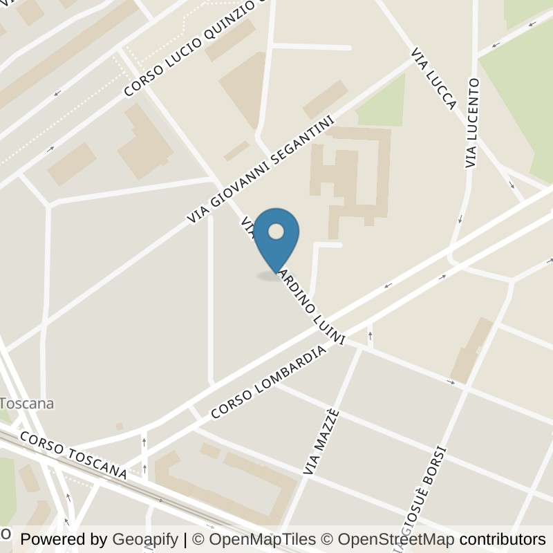 Map: location of ICON Palestre Torino in Torino