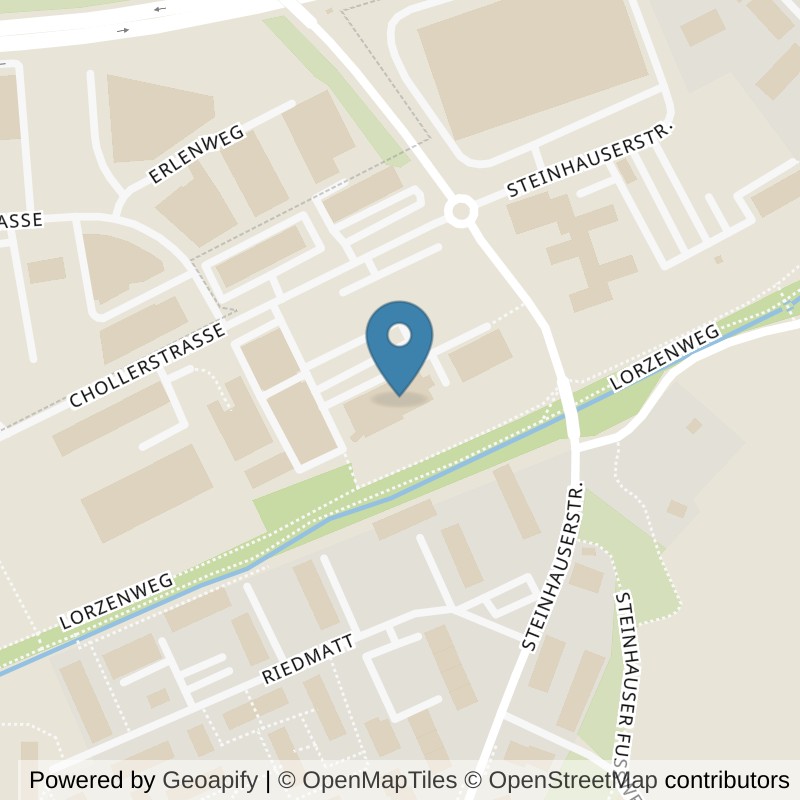 Map: location of Incendio Health in Zug