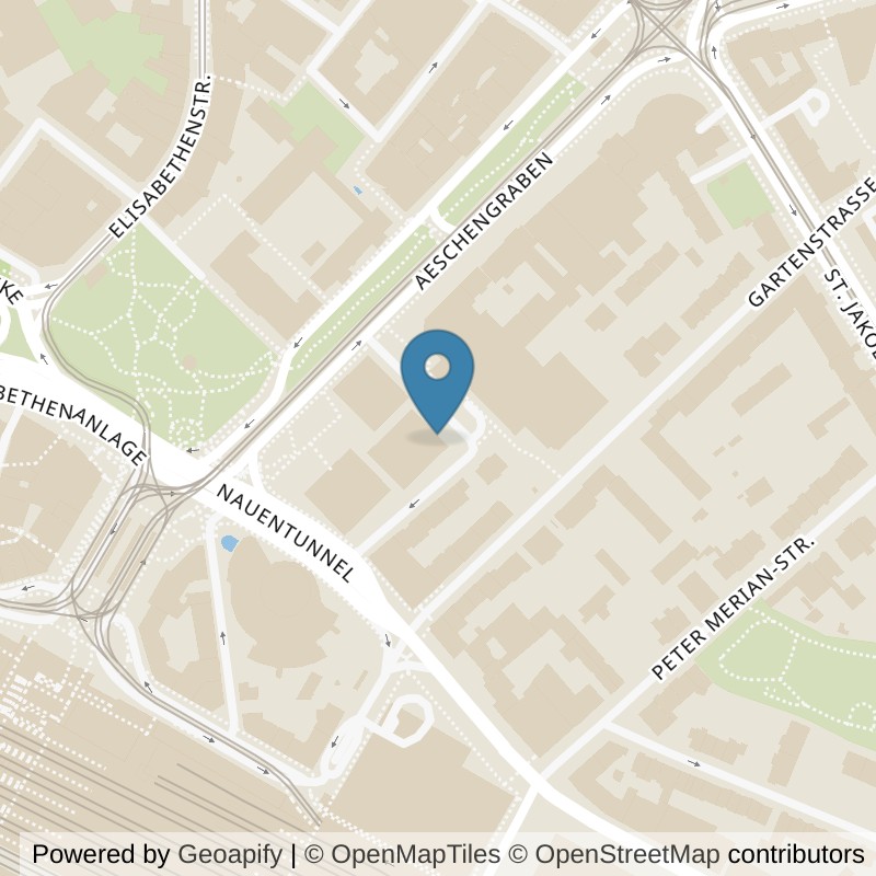 Map: location of Indigo Fitness Club Basel in Basel