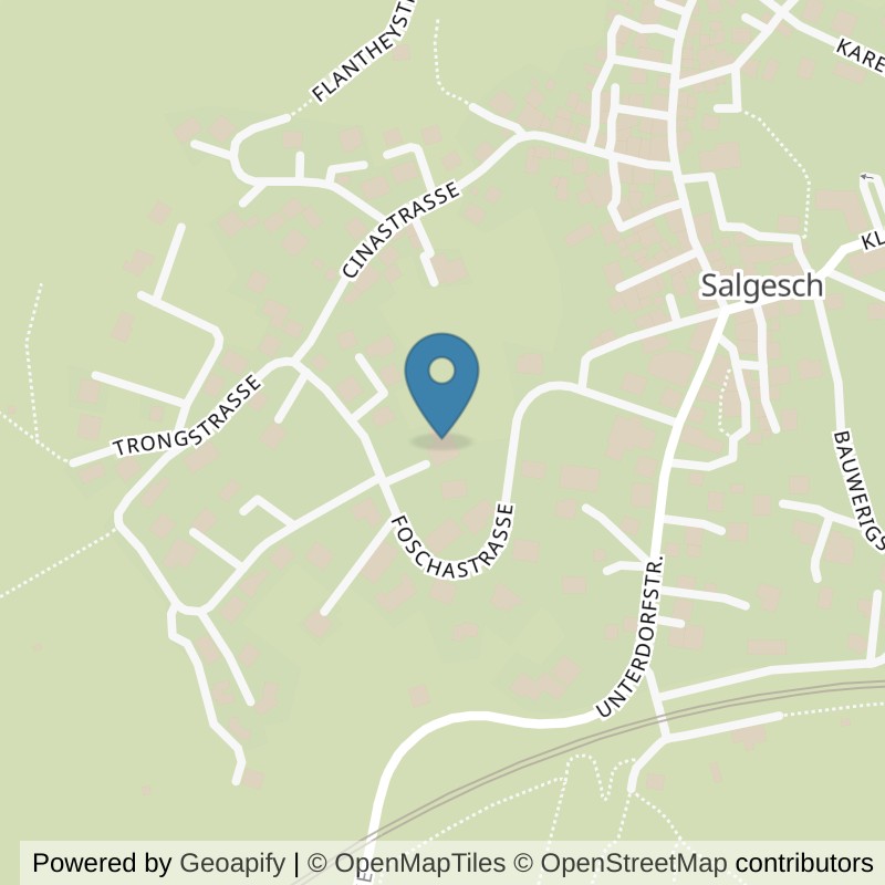 Map: location of Infrafitspot in Salgesch
