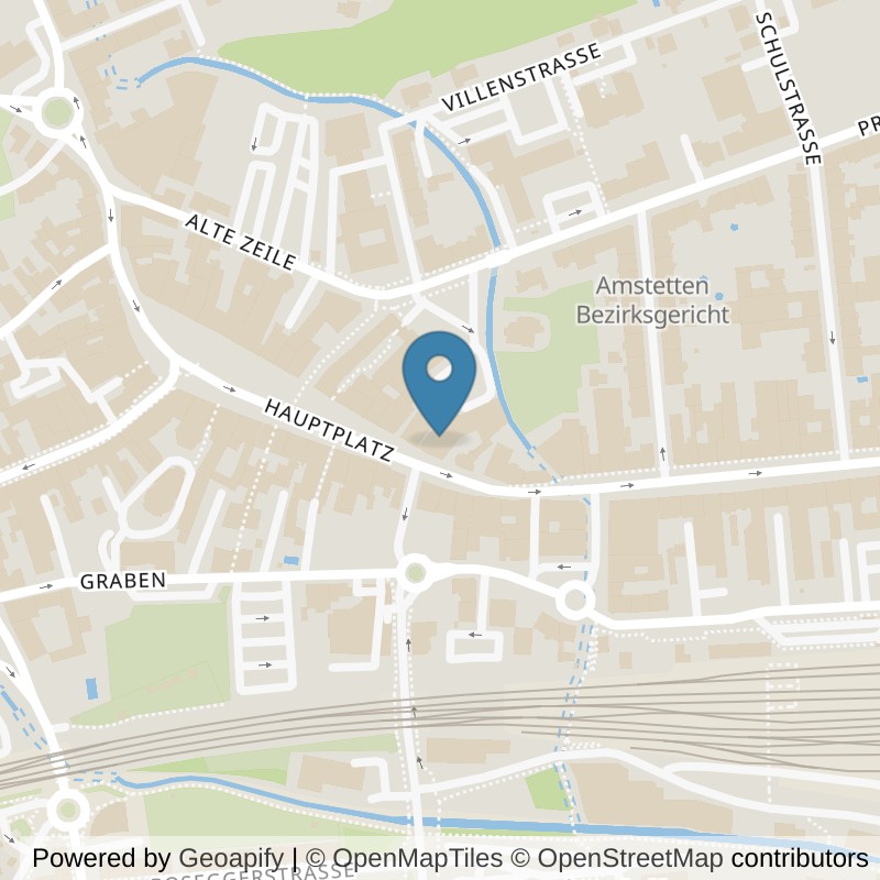 Map: location of INJOY Amstetten in Amstetten