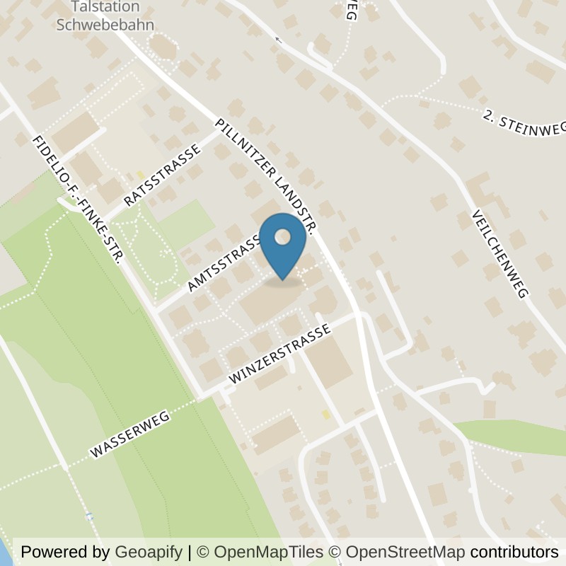 Map: location of INJOY Dresden-Loschwitz in Dresden-Loschwitz