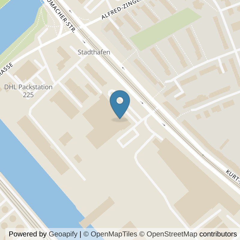 Map: location of INJOY Gelsenkirchen in Gelsenkirchen
