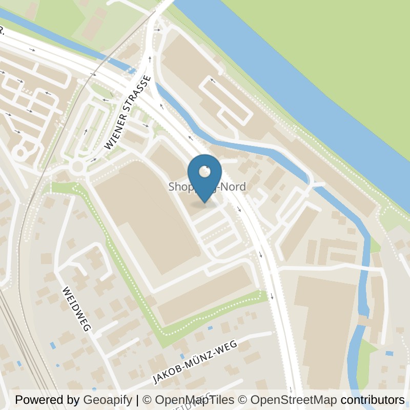 Map: location of INJOY Graz-Nord in Graz