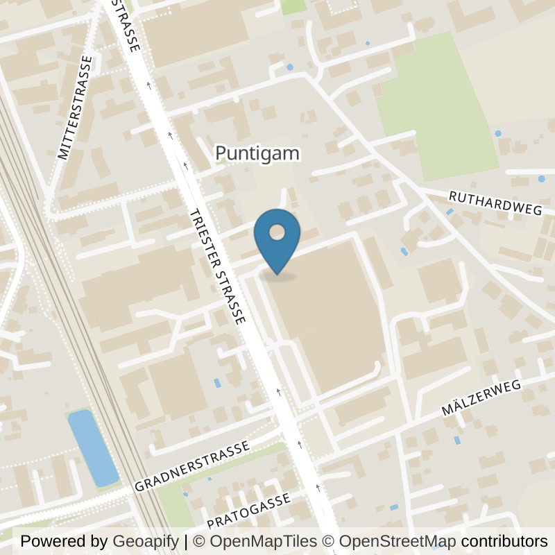 Map: location of INJOY Graz-Süd in Graz