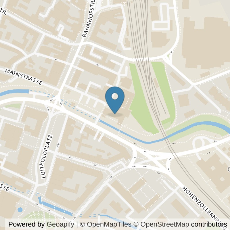 Map: location of INJOY Gym & Swim Bayreuth in Bayreuth