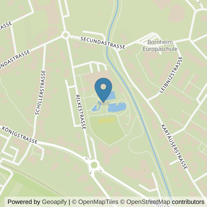 Map: location of INJOY Gym & Swim Bornheim in Bornheim