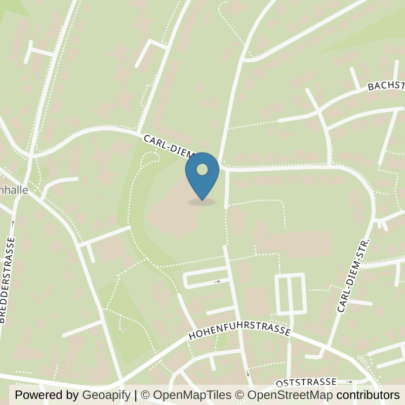 Map: location of INJOY Gym & Swim Radevormwald in Radevormwald