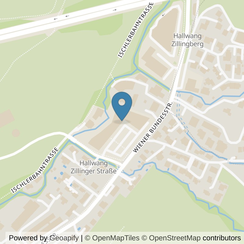 Map: location of INJOY Hallwang in Hallwang bei Salzburg