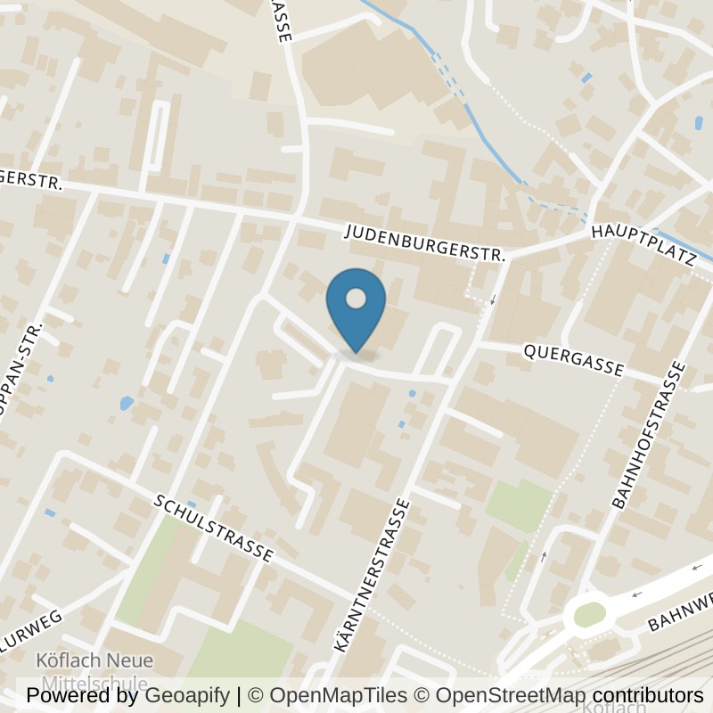 Map: location of INJOY Köflach-International Sports- & Wellnessclub in Köflach