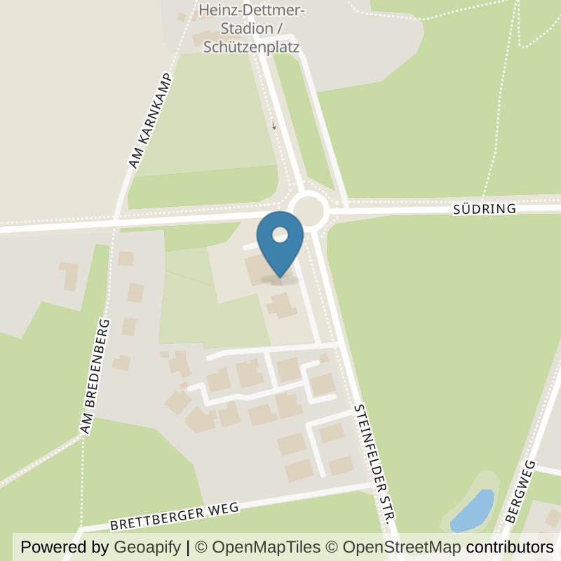 Map: location of INJOY Lohne in Lohne (Oldenburg)