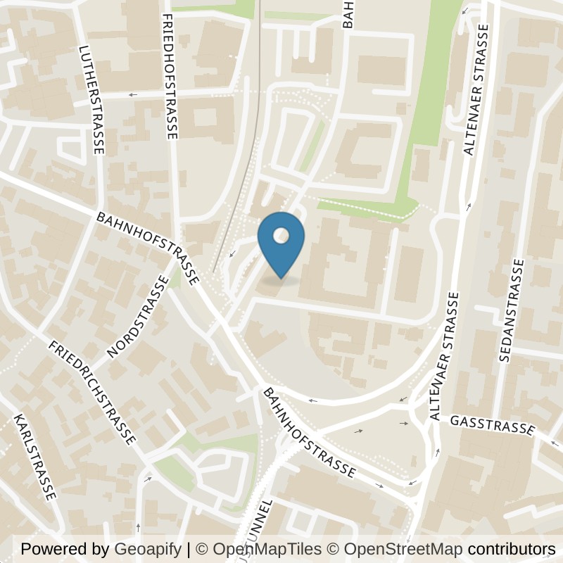 Map: location of INJOY Lüdenscheid in Lüdenscheid