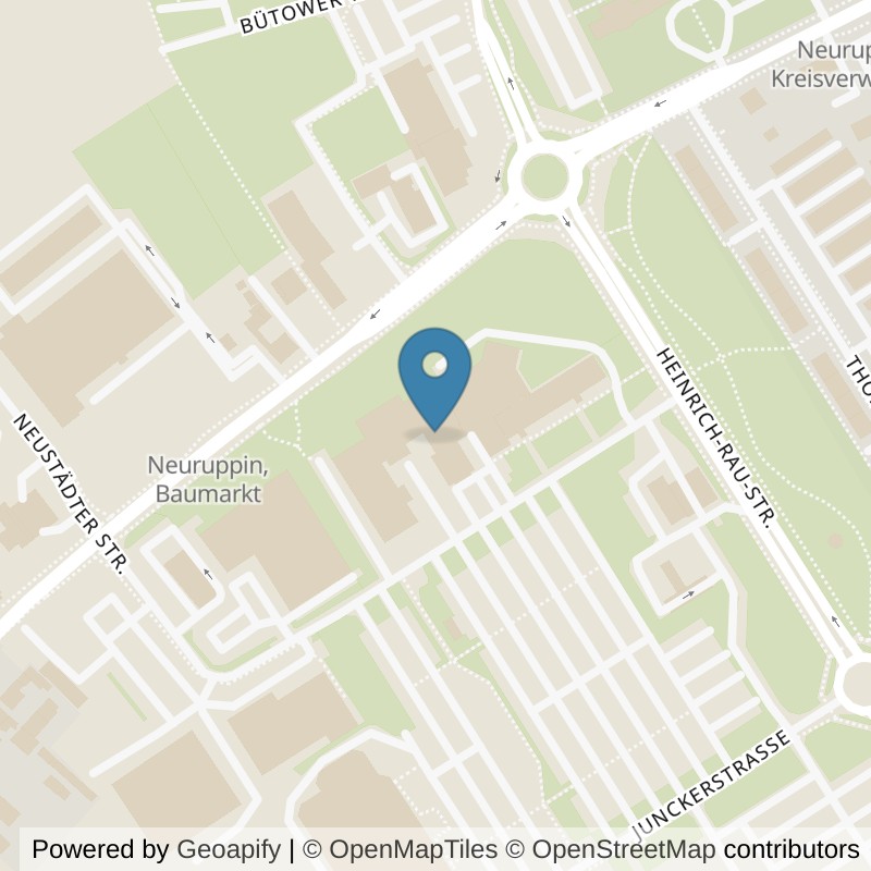Map: location of INJOY Neuruppin in Neuruppin