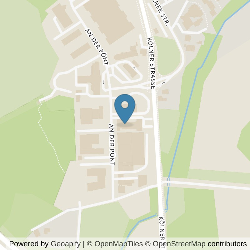 Map: location of INJOY Ratingen in Ratingen