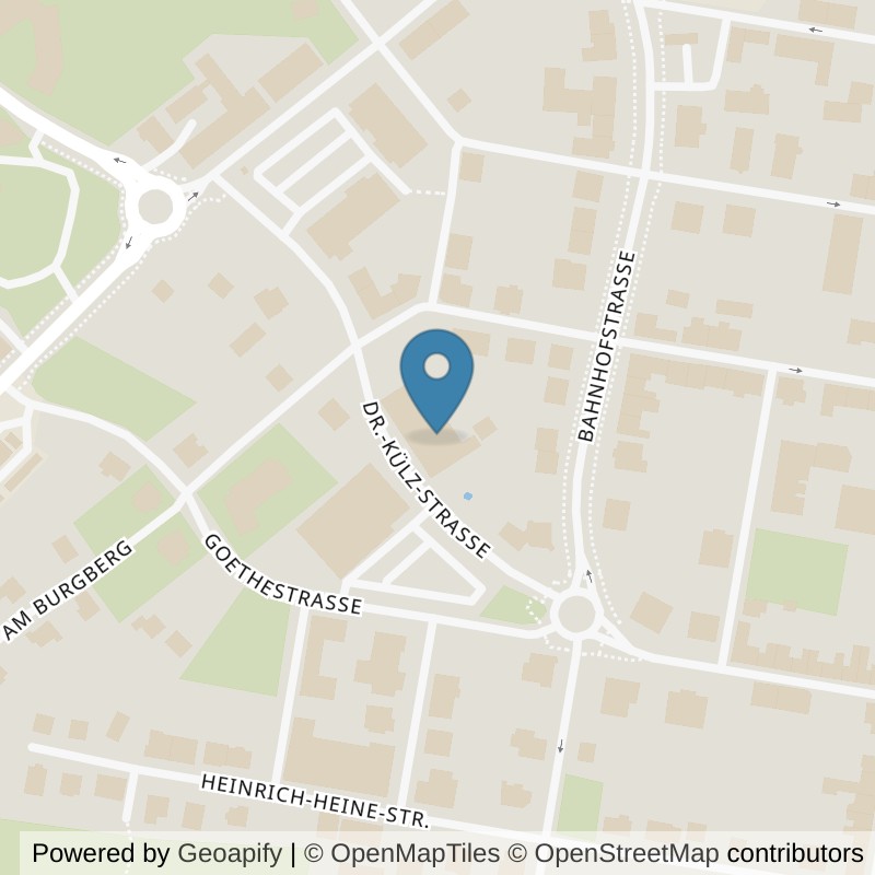Map: location of INJOY Reichenbach in Reichenbach im Vogtland-Reichenbach