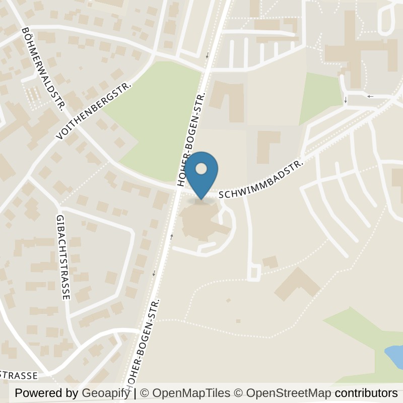 Map: location of INJOY Schwandorf in Schwandorf
