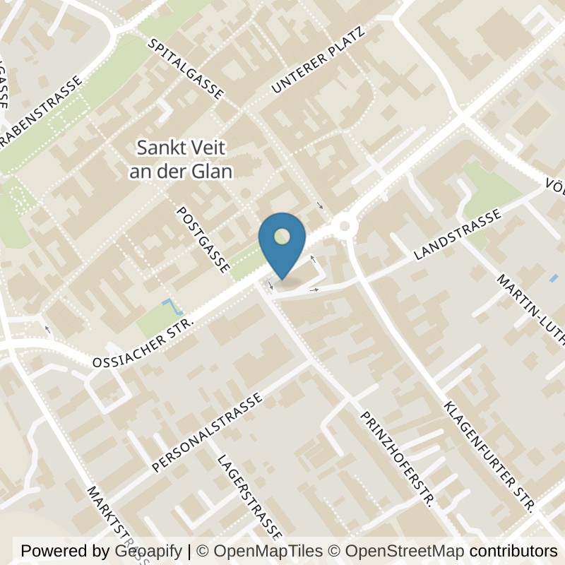 Map: location of INJOY St. Veit in St. Veit an der Glan