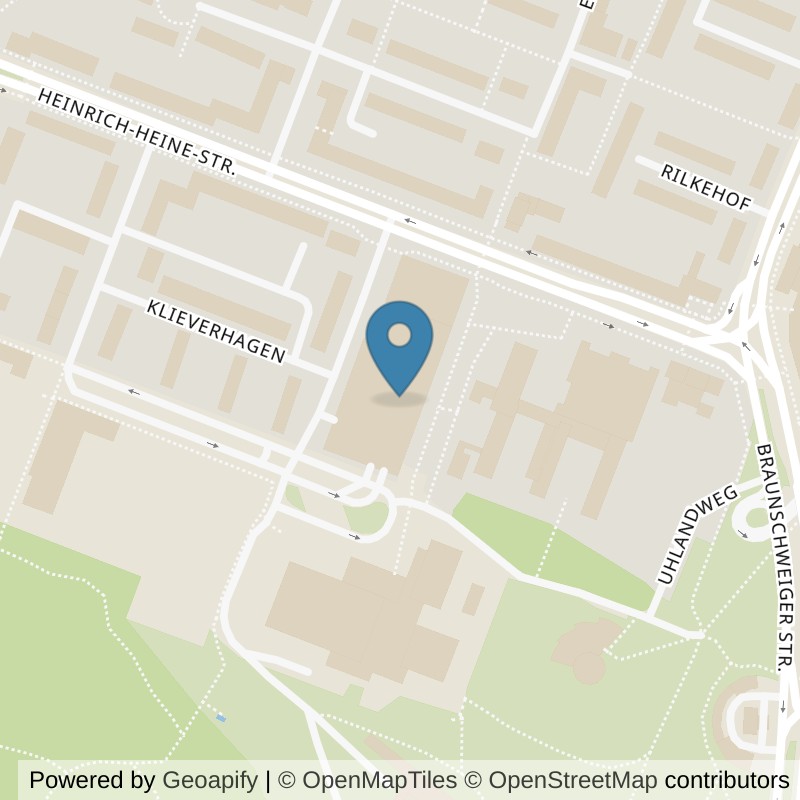 Map: location of INJOY Wolfsburg in Wolfsburg