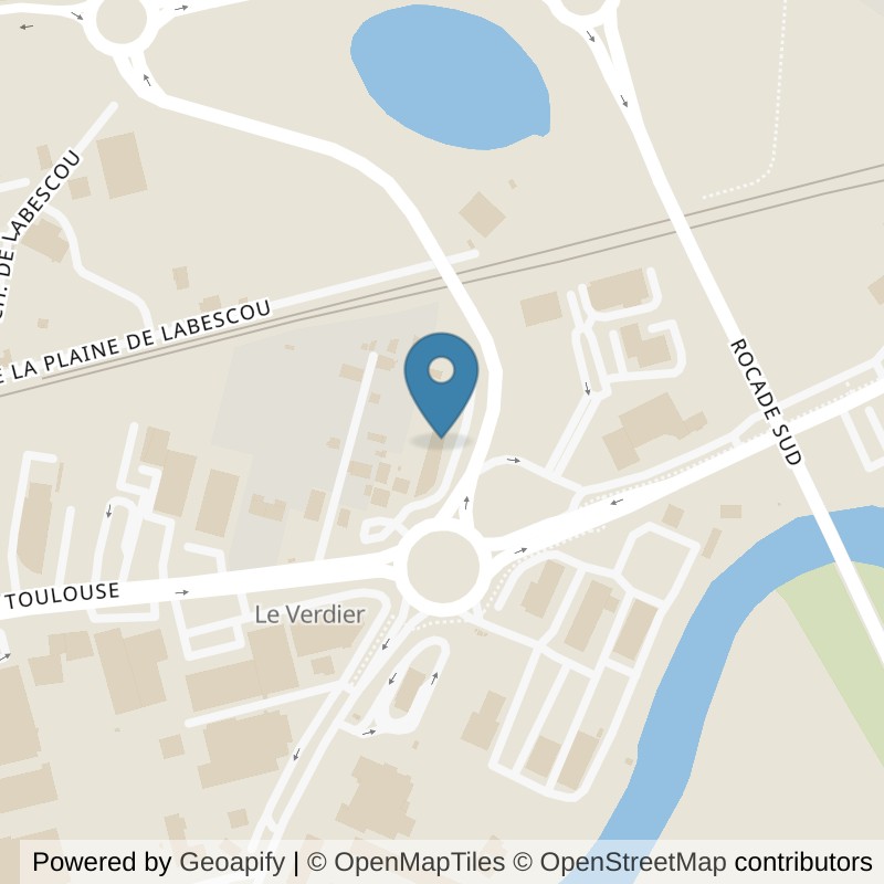 Map: location of Interval Castres in Castres