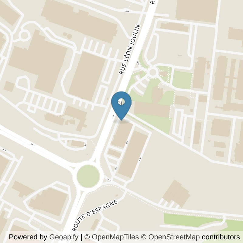 Map: location of Interval Portet in Toulouse