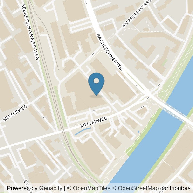 Map: location of INVIBE Innsbruck GmbH in Innsbruck