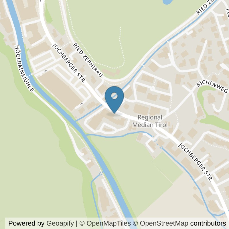 Map: location of INVIBE Kitzbühel in Kitzbühel